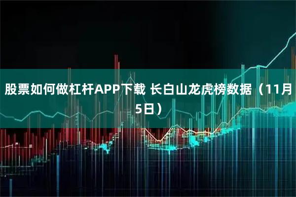 股票如何做杠杆APP下载 长白山龙虎榜数据（11月5日）